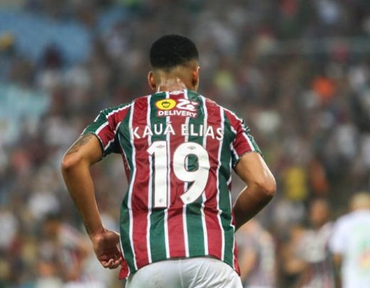 KAUÃ ELIAS - Participou pouco do jogo, mas fez bem o papel de pivô em alguns momentos. No segundo tempo, saiu para a entrada de Cano. NOTA 4,0 - Foto: MARINA GARCIA / FLUMINENSE F.C.