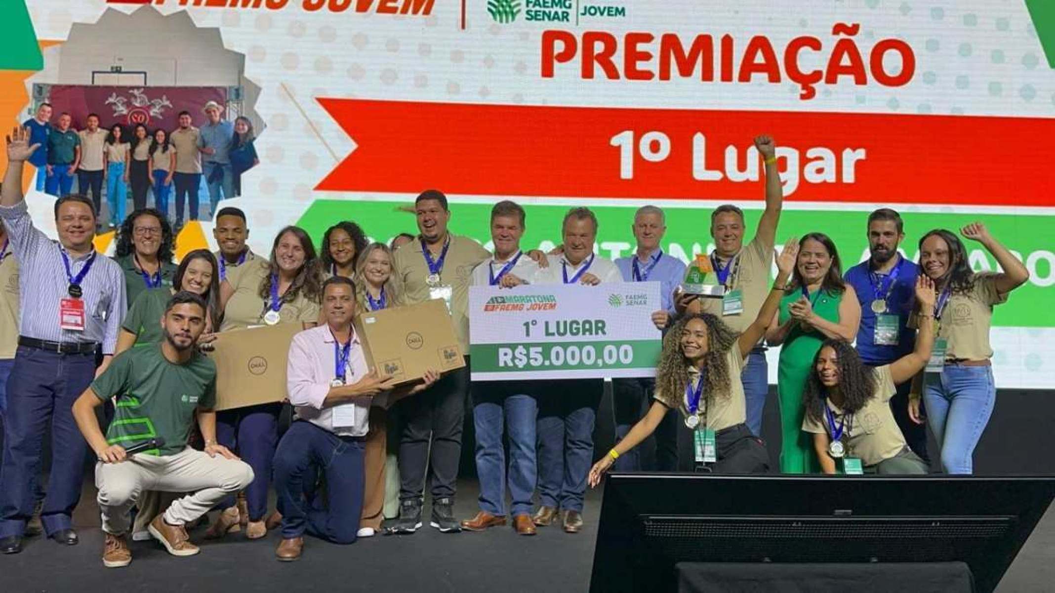 A equipe do Sindicato de Produtores Rurais de Santo Antônio do Amparo foi a vencedora da maratona Faemg Senar