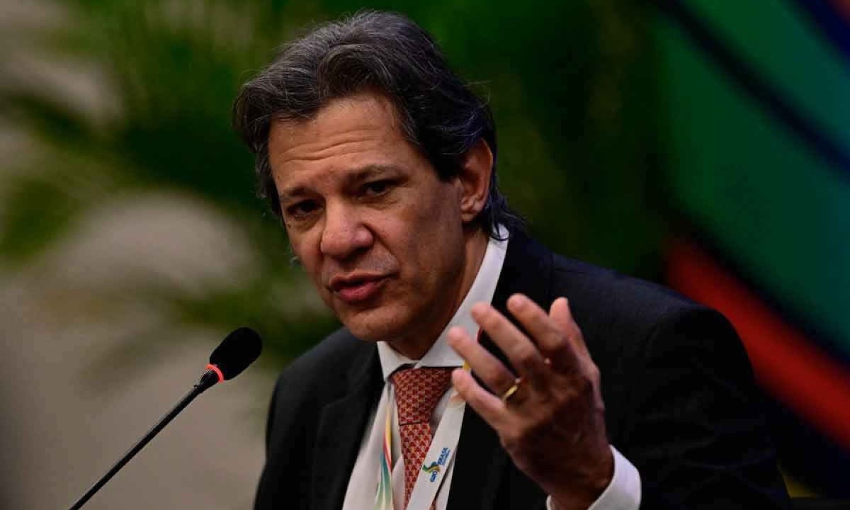 Fernando Haddad anunciou novas medidas econômicas nesta quarta-feira -  (crédito: PABLO PORCIÚNCULA/AFP)