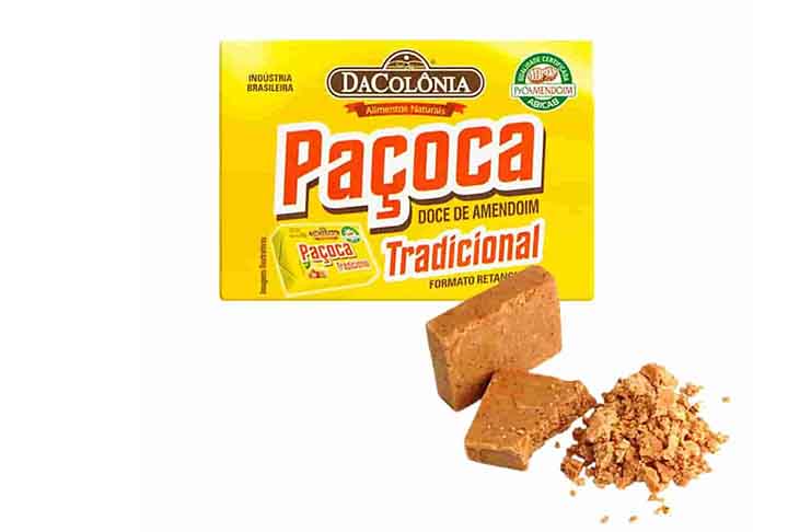 A paçoca Da Colônia  está há mais de 50 anos no mercado, tem pedacinhos de amendoim,  gosto de caramelo queimado e pouca crocância. O valor é R$10,28 (210g).