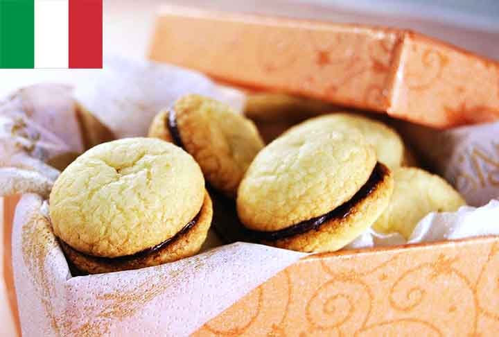 10º) Baci di dama (Itália): Abrindo o top 10, esses biscoitos originários da região do Piemonte, também são conhecidos como 