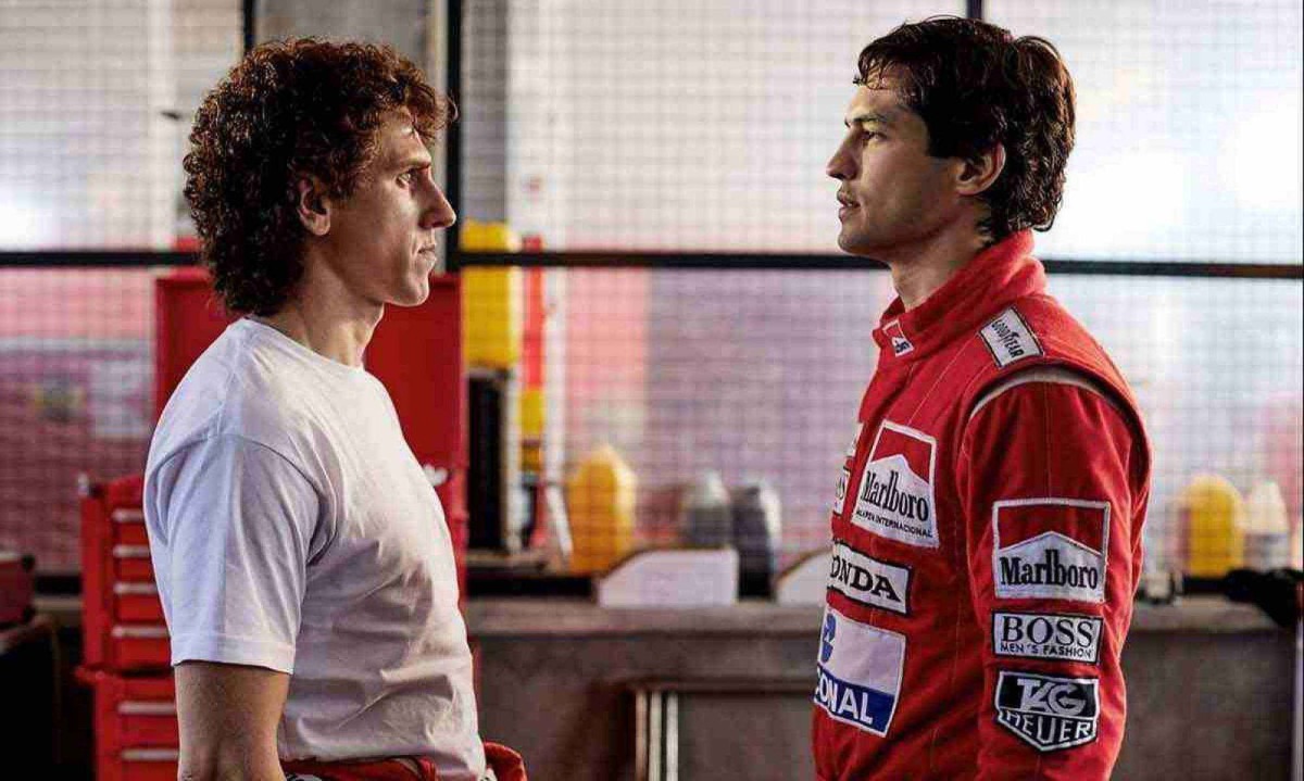 Rivalidade entre Alain Prost (Matt Mella) e Ayrton Senna (Gabriel Leone): briga que fez história no automobilismo é relembrada na série da Netflix -  (crédito: Alan Roskyn/Netflix)