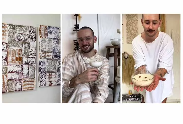 Artesão cobra R$ 400 por uma vela e viraliza; veja a história das velas, que surgiram antes de Cristo -  Reprodução do TIK TOK