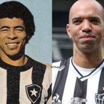 Tardelli e Jairzinho vão entrar com a taça na final da Libertadores no sábado (30) -  (crédito: Fotos: Domínio público e Pedro Souza / Atlético)