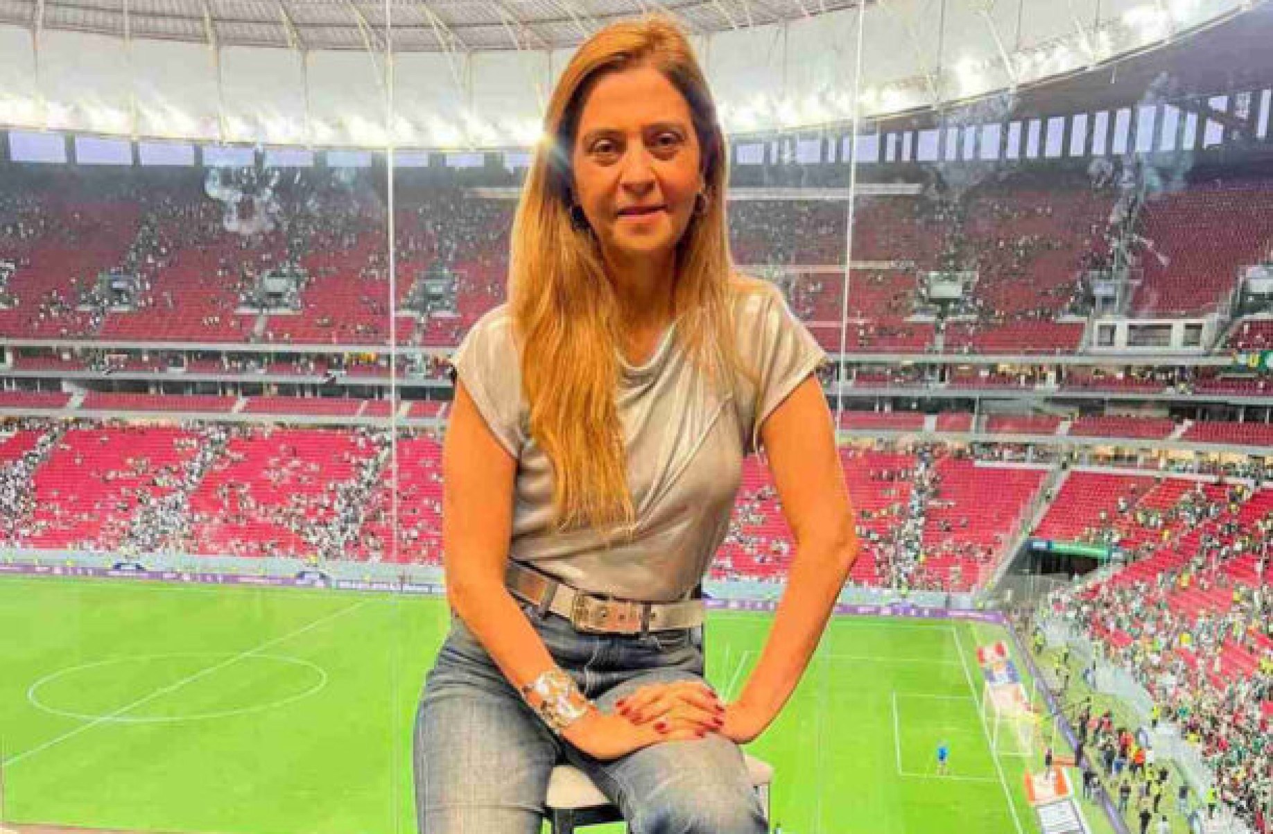 Leila manda mensagem ao torcedor após Palmeiras se complicar no Brasileiro