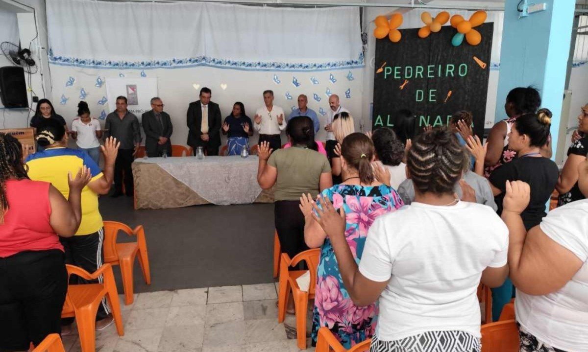 Formatura das 26 recuperandas aconteceu nesta sexta-feira (29/11) -  (crédito: Divulgação)