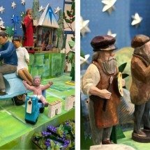 Menino Jesus em uma scooter compõe a 10ª edição do presépio da Casa Fiat  - Divulgação / Casa Fiat de Cultura