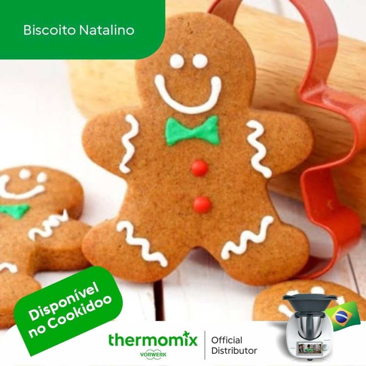 Uma das receitas fornecidas pelo Cookidoo é a de biscoito natalino