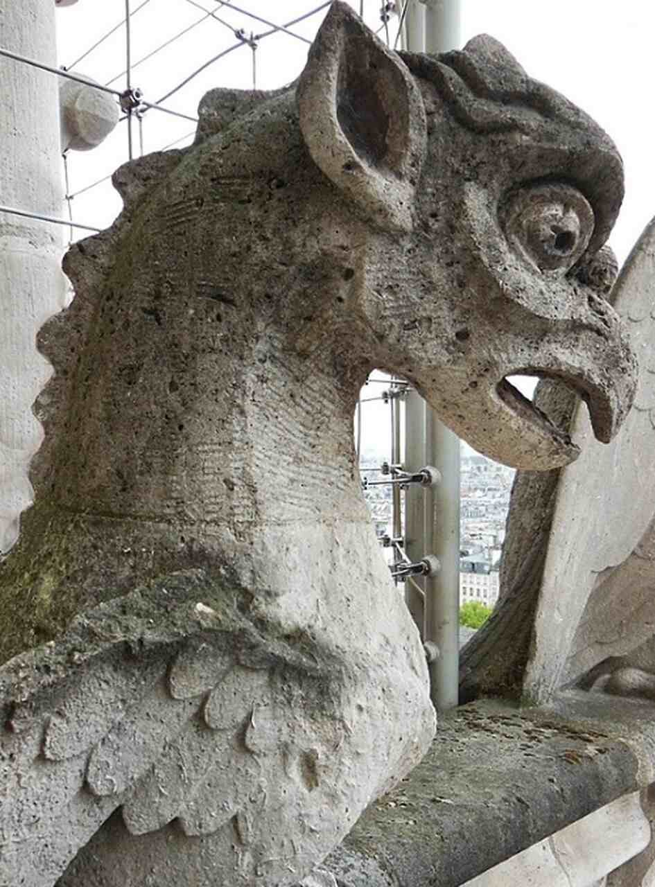 Embora muitas delas tenham sido restauradas após o incêndio devastador de 2019, as gárgulas permanecem um marco indiscutível da catedral, imortalizando a tradição gótica de fundir o utilitário com o místico.