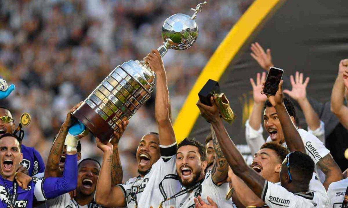 Botafogo superou tudo e sagrou-se campeão da Copa Libertadores pela primeira vez -  (crédito: Alexandre Guzanshe/EM/D.A Press)