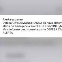 BH: ouviu um sinal no seu celular? Saiba o que é - Clara Mariz/EM/D.A Press