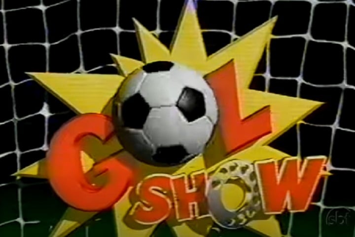 Nome do programa: Gol Show - Período em que foi exibido na TV: 1997 e 1998 e depois em 2002. Retornou em 2022 - Emissora: SBT