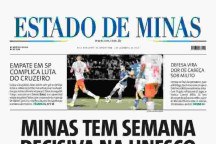 Confira a capa do Estado de Minas do dia 2/12/2024