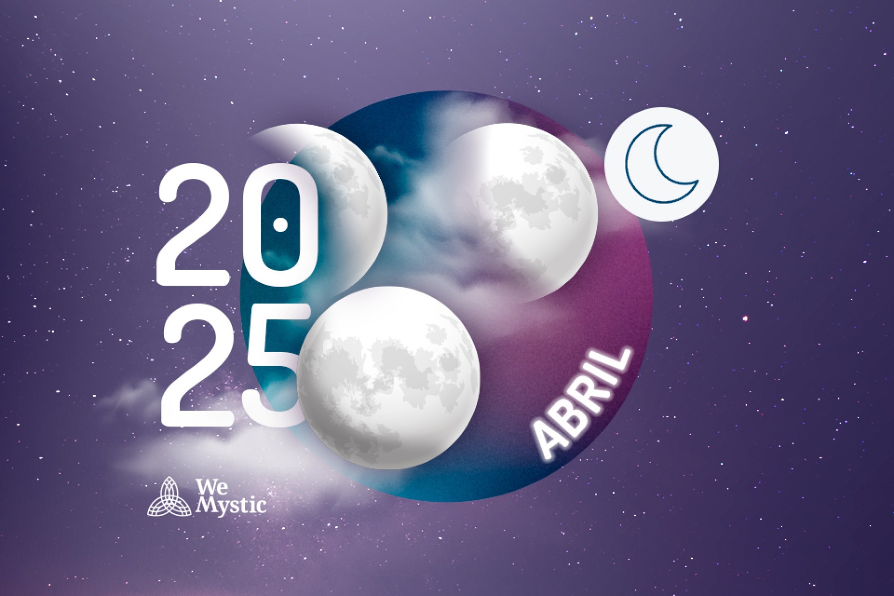 Fases da Lua em Abril de 2025 -  (crédito: Wemystic)