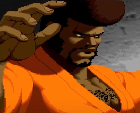 Personagem: Khushnood Butt (Marco Rodriguez)- É difícil imaginar um personagem com esse nome ser brasileiro, porém ele se chama Marco Rodriguez e teve essa mudança por escolha da versão americana. É do jogo Fatal Fury.