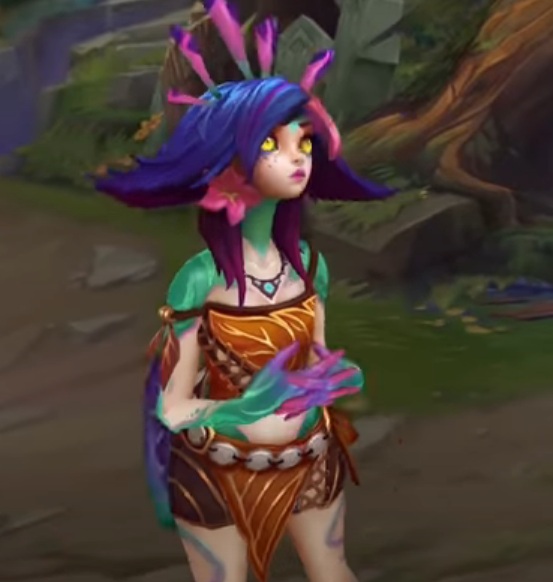 Personagem: Neeko - Um dos jogos mais populares do mundo é League of Legends e o Brasil não passa despercebido, não só pela grande quantidade de jogadores como também pela personagem Neeko.