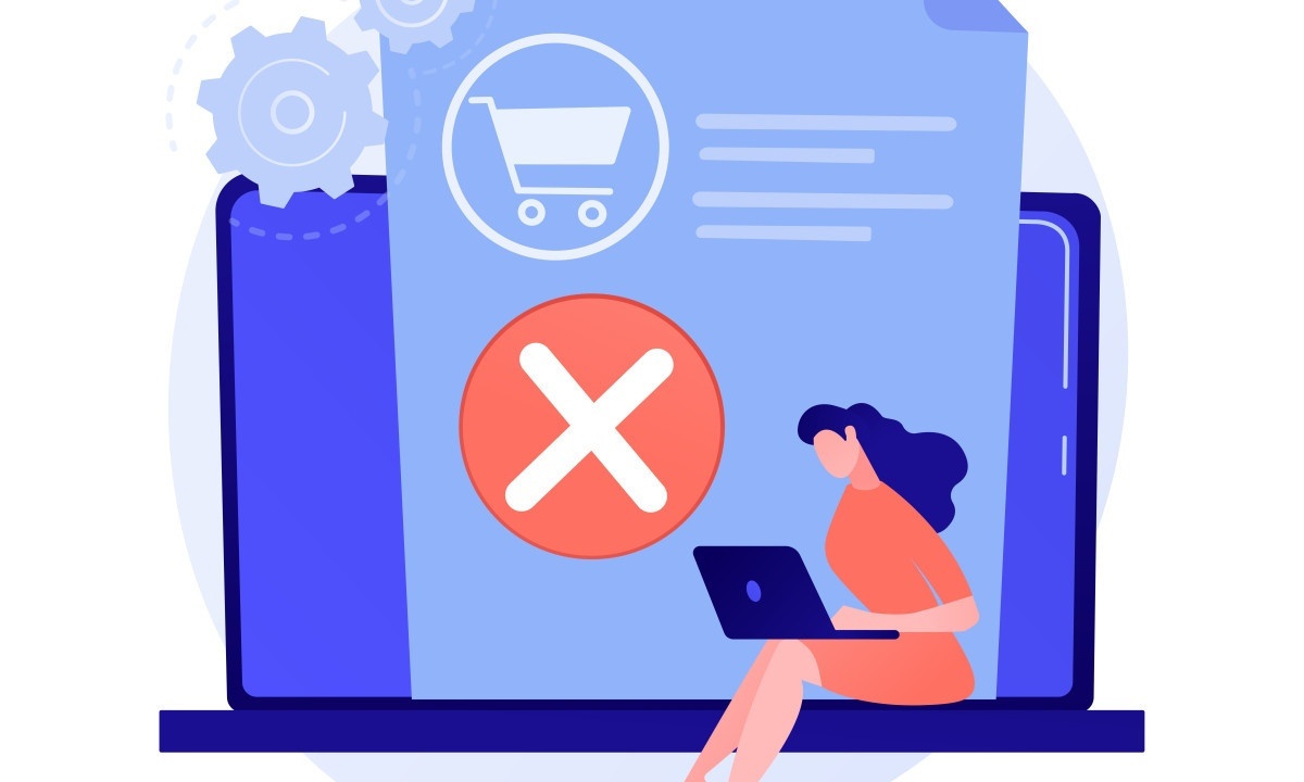  Removing goods from basket, refusing to purchase, changing decision. Item deletion, emptying trash. Online shopping app, laptop user cartoon character. Vector isolated concept metaphor illustration.
     -  (crédito: DINO)