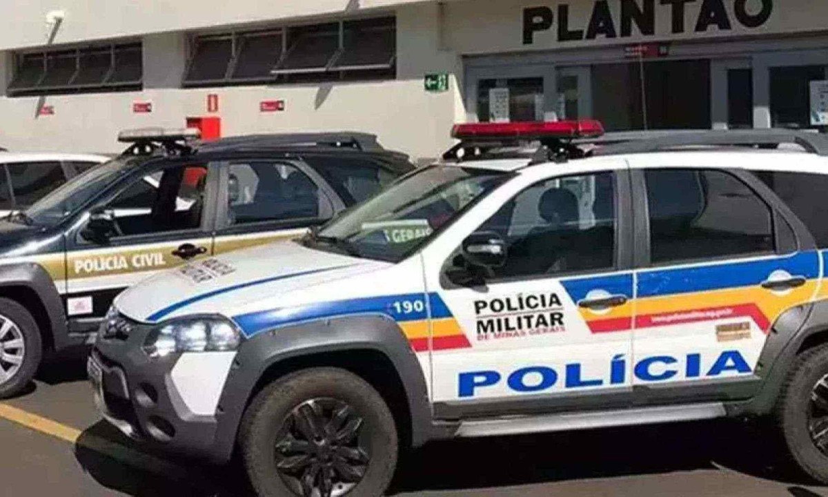 Uberaba: mulher é presa após morder panturrilha de sargento da PM -  (crédito: PCMG/DivulgaÃ§Ã£o)