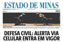 Capa impressa do Estado de Minas de 4/12/2024