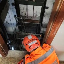 TRF-6 contrata auditoria depois de queda de elevador que matou homem em BH - Corpo de Bombeiros/Divulgação