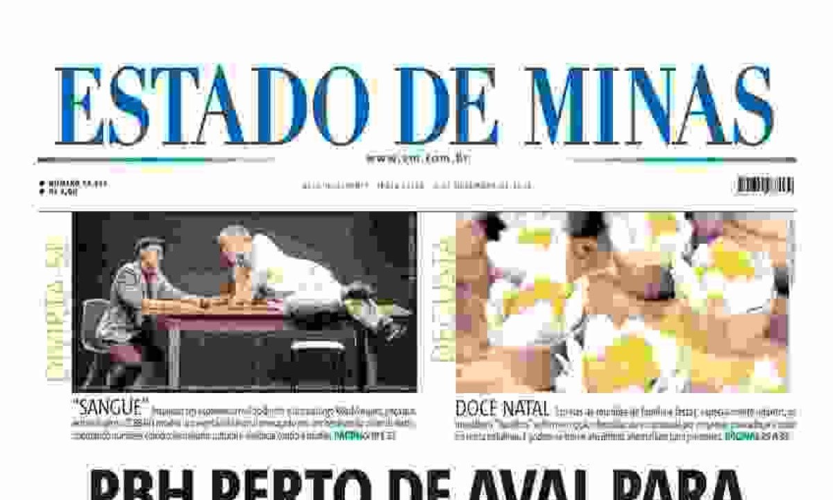 Estado de Minas -  (crédito: Capa de Estado de Minas)