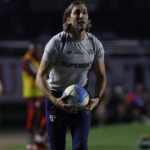 Zubeldía é o técnico do Tricolor Paulista -  (crédito: Foto: Rubens Chiri / São Paulo FC)