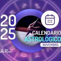 Calendário Astrológico Novembro de 2025