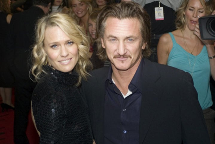 Depois de se separar de Madonna, Sean Penn foi casado com a atriz Robin Wright, entre 1996 e 2010. Eles tiveram dois filhos juntos.