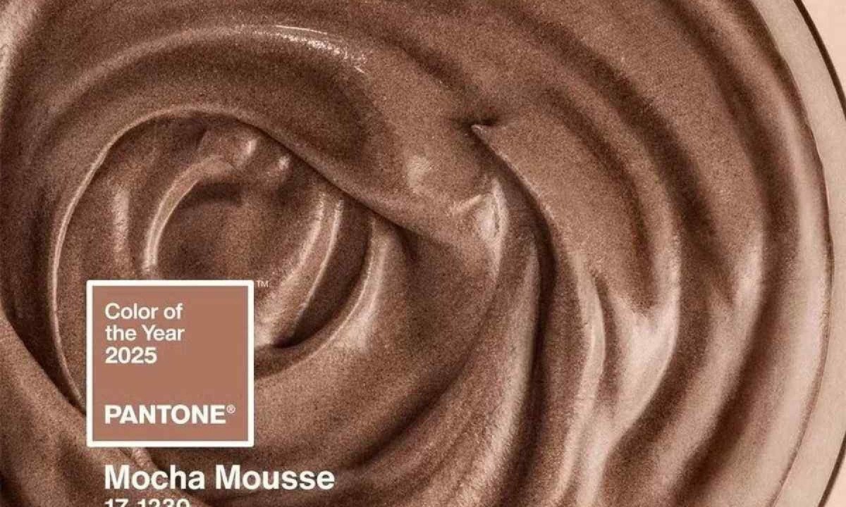 A cor Pantone de 2025, Mocha Mousse, promete dominar as tendências de decoração
 -  (crédito: Divulgação/Pantone)