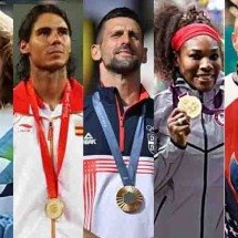 Djokovic na lista: veja os tenistas que conquistaram o "Golden Slam" - Reprodução das Redes Sociais e Instagram