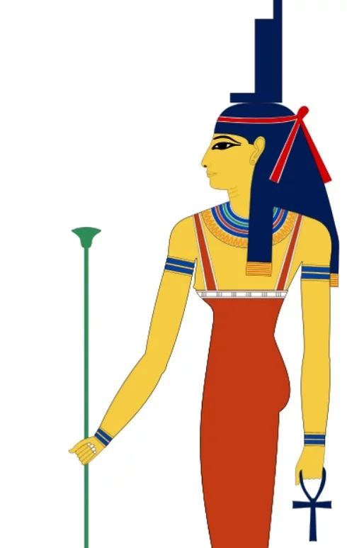 Ísis era uma das deusas mais poderosas do Egito e simbolizava a magia, o amor, a maternidade e a proteção. Ela era a esposa e irmã de Osíris e mãe de Hórus, sendo considerada a mãe de todos os faraós.