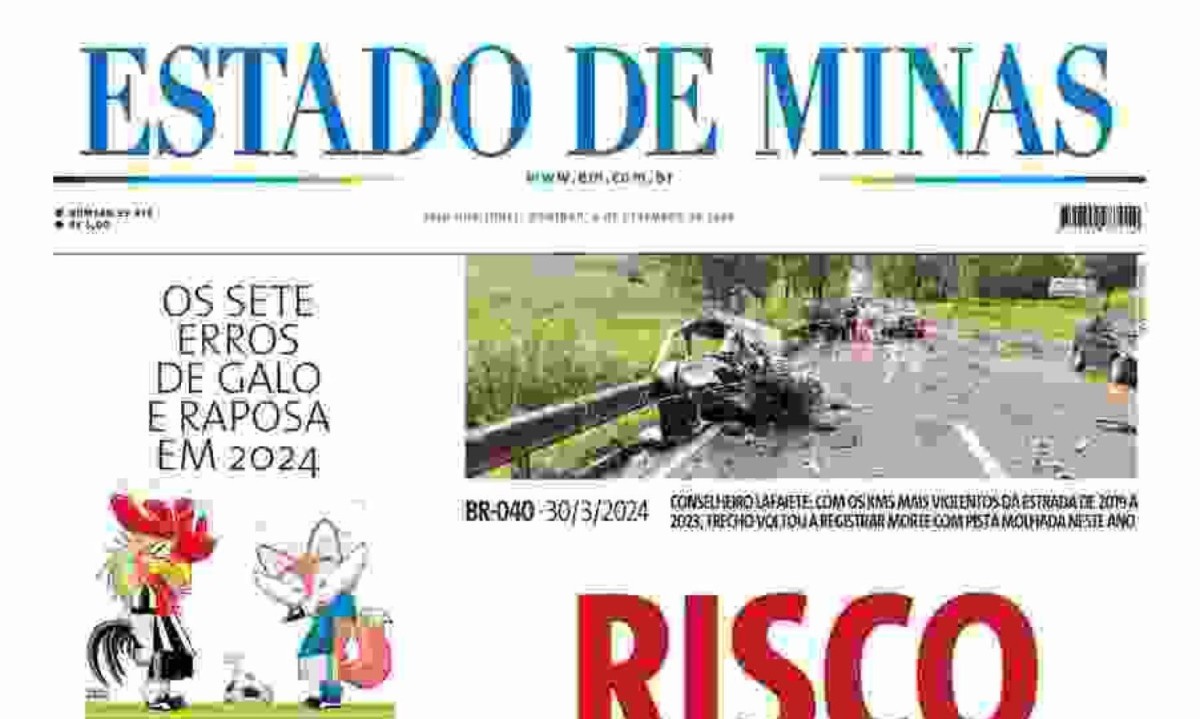 Estado de Minas -  (crédito: Capa do Estado de Minas)