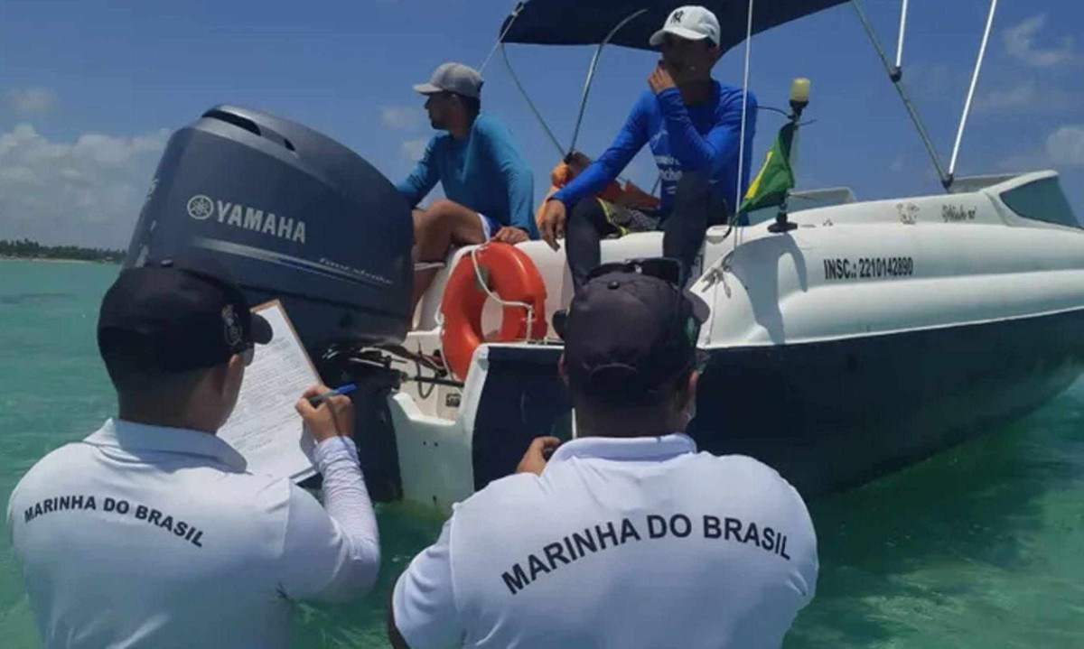 Marinha vai fiscalizar rios em Minas; entenda -  (crédito: Marinha do Brasil/DivulgaÃ§Ã£o)