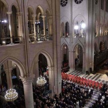 Cerimônia marca reabertura da Catedral de Notre Dame; veja destaques - Christophe PETIT TESSON / POOL / AFP