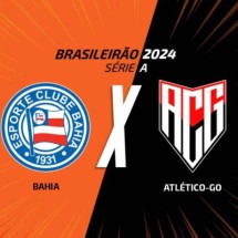 Bahia x Atlético-GO se enfrentam pela 38ª e última rodada do Brasileirão -  (crédito: Foto: Arte Jogada10)