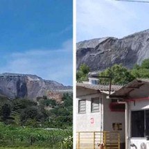 Deslizamento em mina força evacuação de 75 pessoas em Minas Gerais - Reprodução
