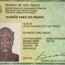 Recordista no Guinness, Tatuador Diabão não consegue visto para os Estados Unidos e reclama de preconceito - Reprodução do documento