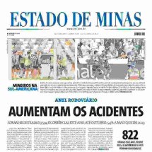 CONFIRA A CAPA DO ESTADO DE MINAS DO DIA 09/12/2024 - Capa do Estado de Minas