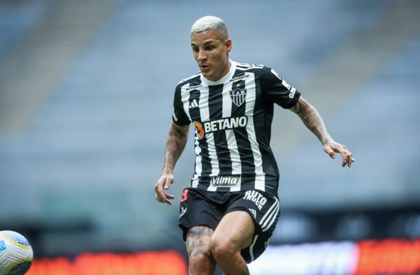 ARANA - Tendo que valorizar ainda mais a sua postura na frente; Foi acionado várias vezes, não prejudicou, mas podia ter ido melhor. Nota: 5,5. - Foto: Pedro Souza/Atlético