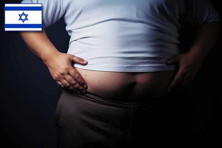 8º lugar (homens) - Israel, com 76% da populaçao com sobrepeso ou obesa. 
