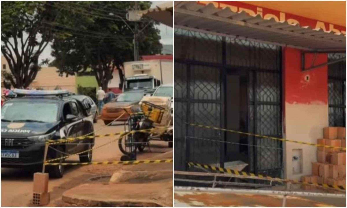 Homem foi socorrido e levado à Unidade de Pronto Atendimento (UPA), onde morreu -  (crédito: TV Alterosa / Reprodução)