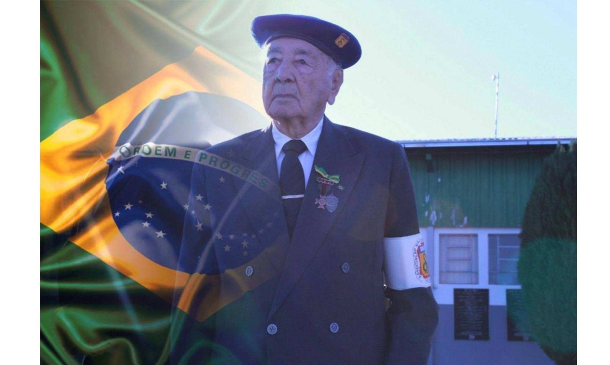 Aos 103 anos morre o último araxaense que participou da 2ª Guerra Mundial -  (crédito: Redes Sociais/DivulgaÃ§Ã£o)