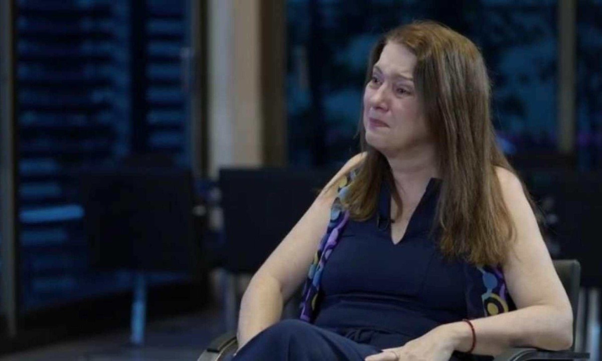 Eluciana Cardoso disse que errou ao perder o 'controle emocional' -  (crédito: Reprodução/TV Globo)