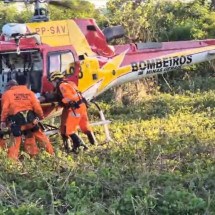 Homem que ficou 7 dias perdido no mato teve quadro de abstinência alcoólica - Corpo de Bombeiros/divulgação