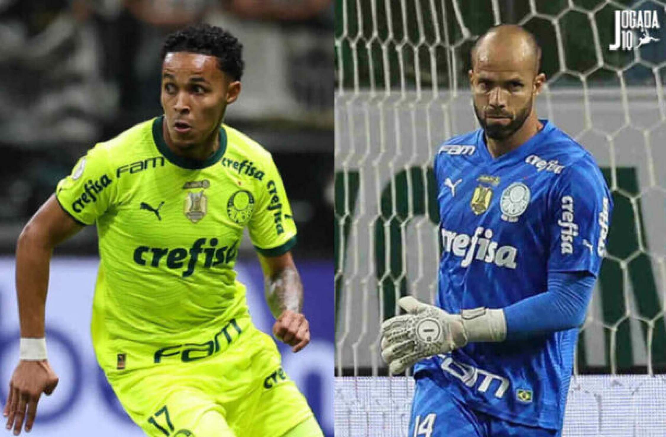 Palmeiras fica próximo de definir o futuro de dois jogadores com contrato próximo do fim