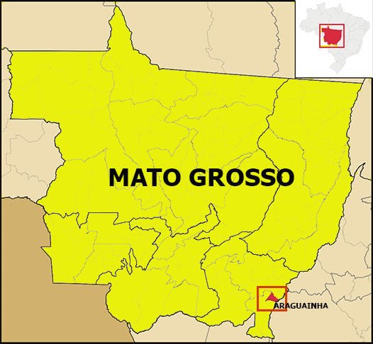 A área teve colonização de garimpeiros na década de 1940 e recebeu o nome em homenagem ao Rio Araguainha, que banha a região. O distrito se destaca pela rica e diversificada vegetação, especialmente nativa e pelas belíssimas cachoeiras. A localidade é cercada por montanhas e serras 