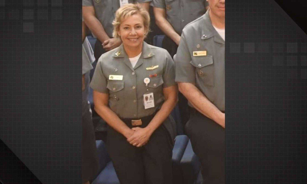Capitã de Mar e Guerra Gisele Mendes de Souza e Mello -  (crédito: Reprodução)