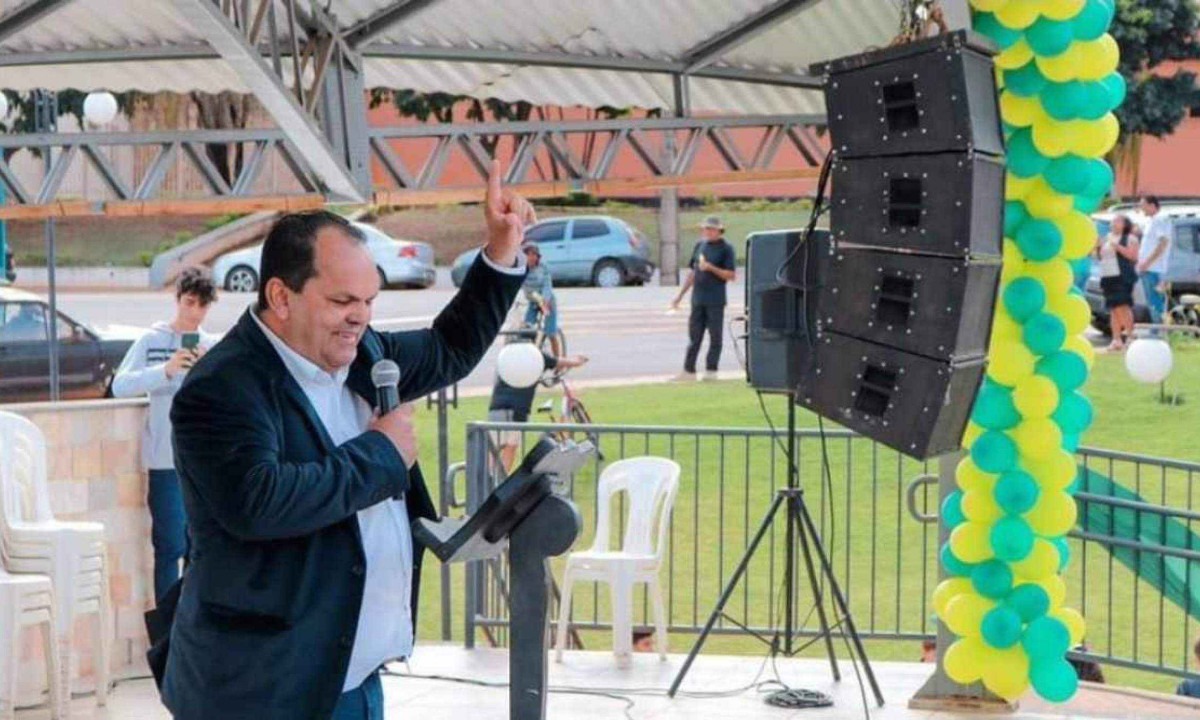 Prefeito afastado de Guapé, Nelson Lara, é acusado pelo MPMG  de receber lotes em forma de propina -  (crédito: Redes Sociais)