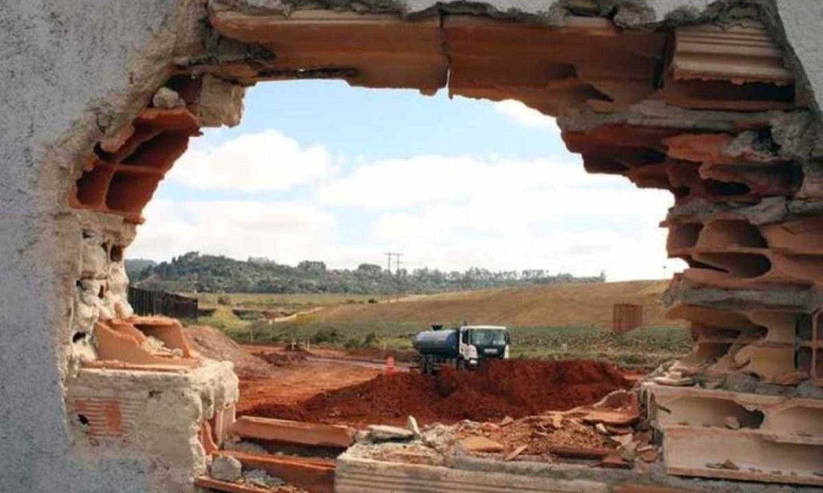 MPMG pede realocação com urgência de famílias em risco por obras da Vale no Sistema Pontal, em Itabira  -  (crédito: MPMG/Divulgação)