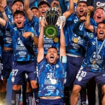 Clube mexicano garantiu vaga na Copa Intercontinental com o título da Concachampions  -  (crédito: Foto: Reprodução/Pachuca)